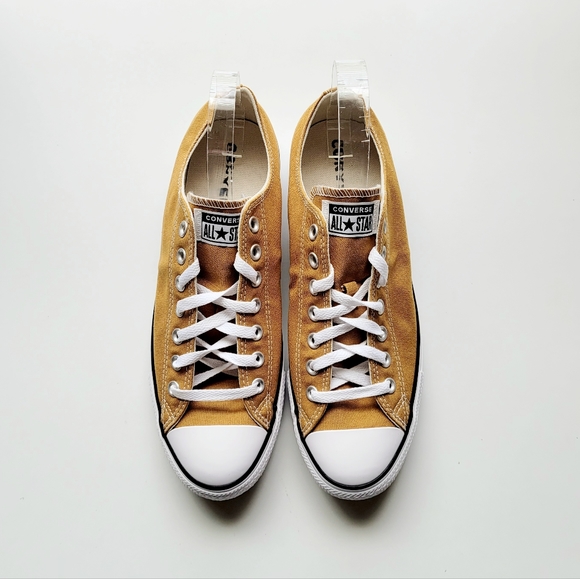 Converse CTAS Ox Burnt Honey White Black Men's 10 - Picture 3 of 6